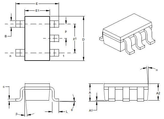 （Microchip）溫度傳感器TC77-5.0MCTTR-VAO 數(shù)字，本地 -40°C ~ 125°C 12 b SOT-23-5