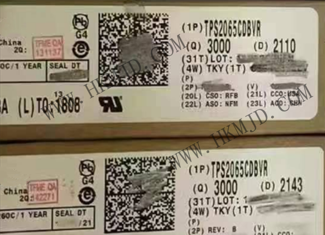 明佳達電子 —— 供應(yīng) [TI] TPS2065CDBVR 電源開關(guān) IC - 限流，配電開關(guān)