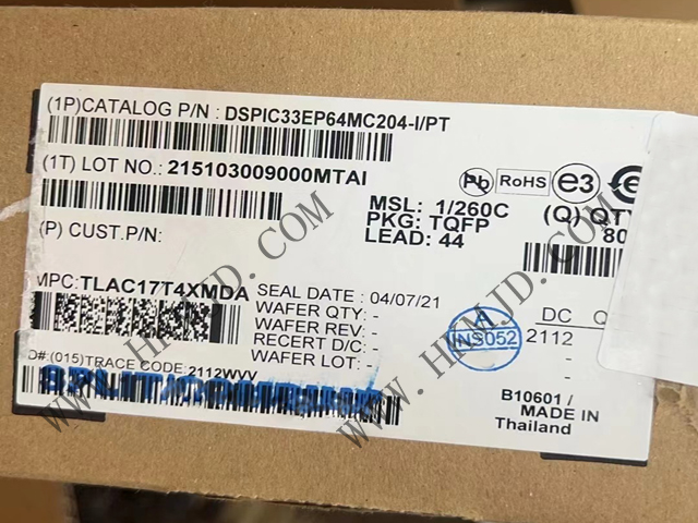用于電機(jī)控制、數(shù)字電源和檢測(cè)的 DSPIC33EP64MC204-I/PT 16位 DSC