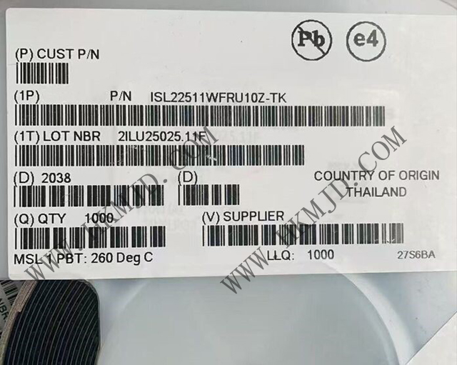 明佳達供應Renesas（ISL22511WFRU10Z）XDCP? 數(shù)字電位計，助力高性能電子設(shè)計