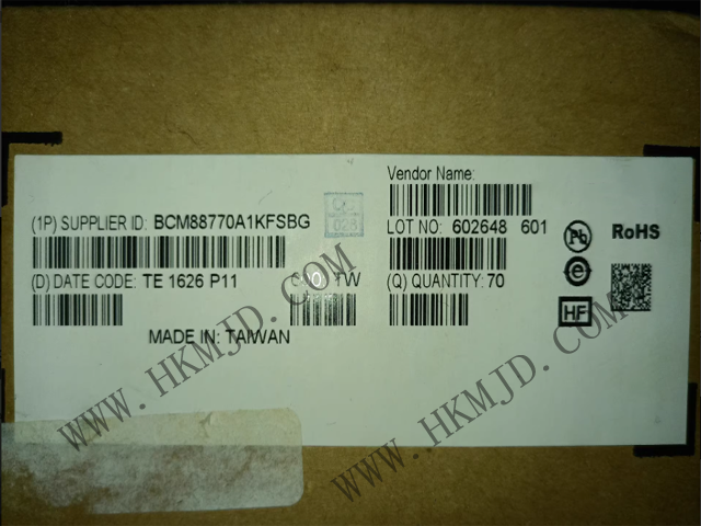 明佳達(dá)提供全新原裝 BCM88770A1KFSBG 現(xiàn)貨庫存，歡迎隨時(shí)聯(lián)系！
