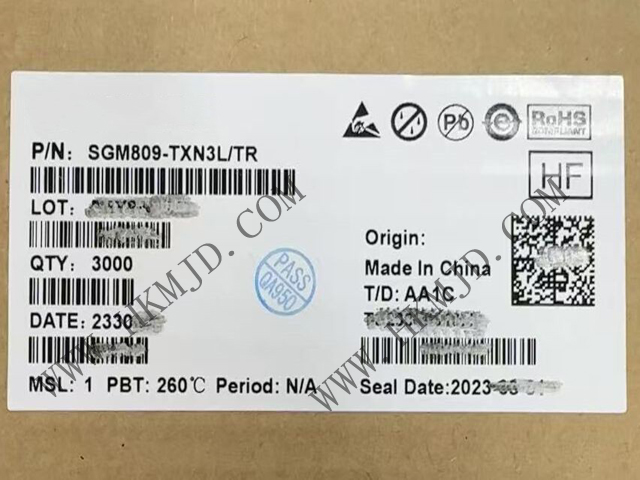 SGM809-TXN3L：低功耗微處理器監(jiān)控電路，3.08V 精準(zhǔn)電壓監(jiān)測(cè)